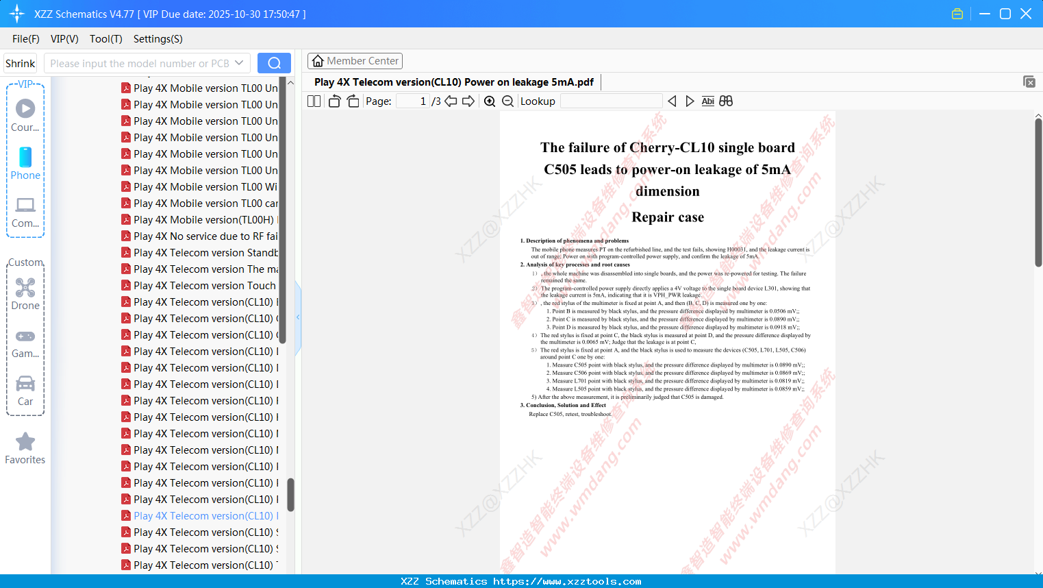 Honor Play 4X Telecom Version(CL10) Power On Leakage 5mA